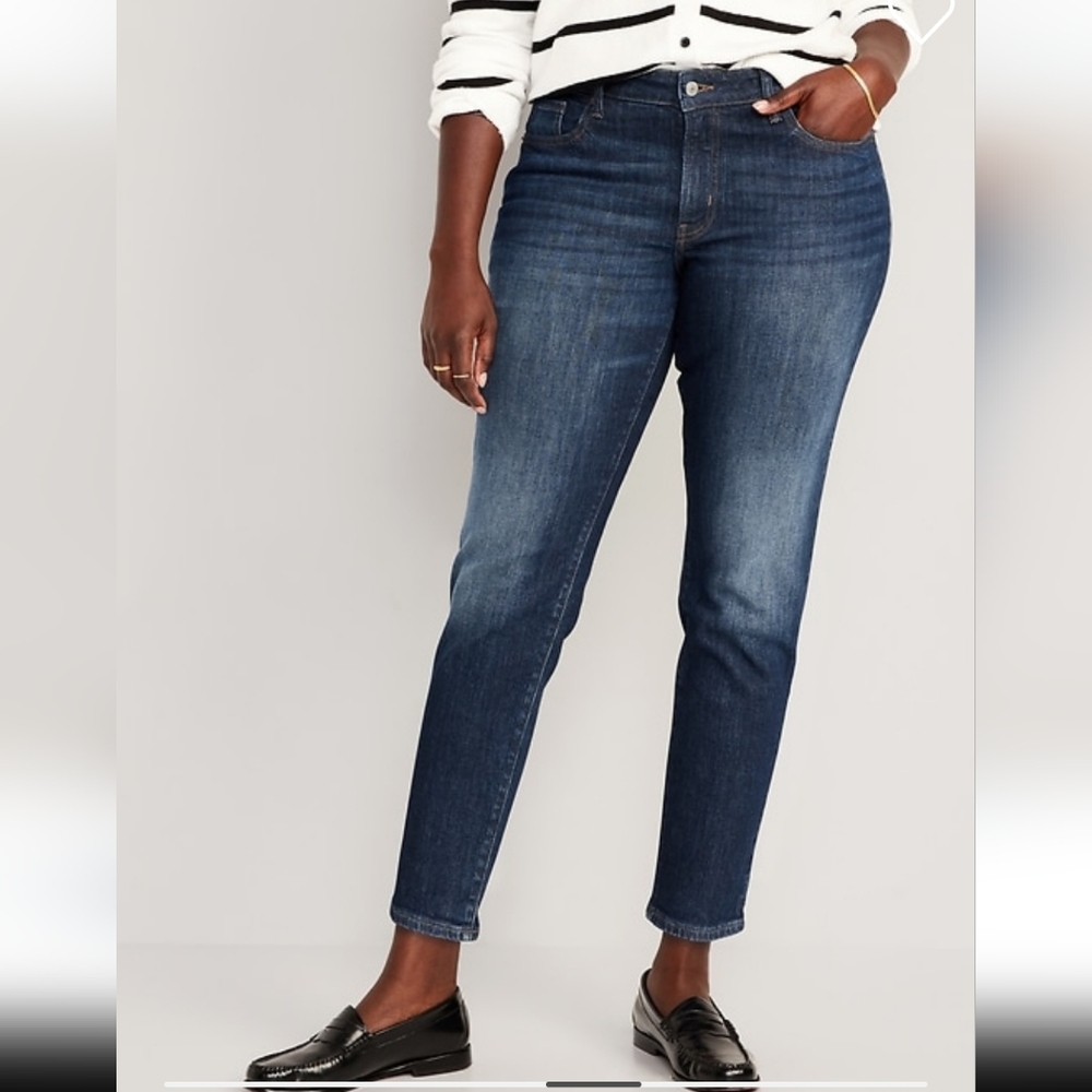 Old Navy Mid-Rise O.G straight Ankle Jeans